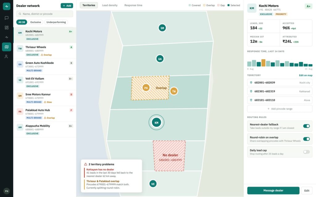Newtron WhatsApp CRM — project image